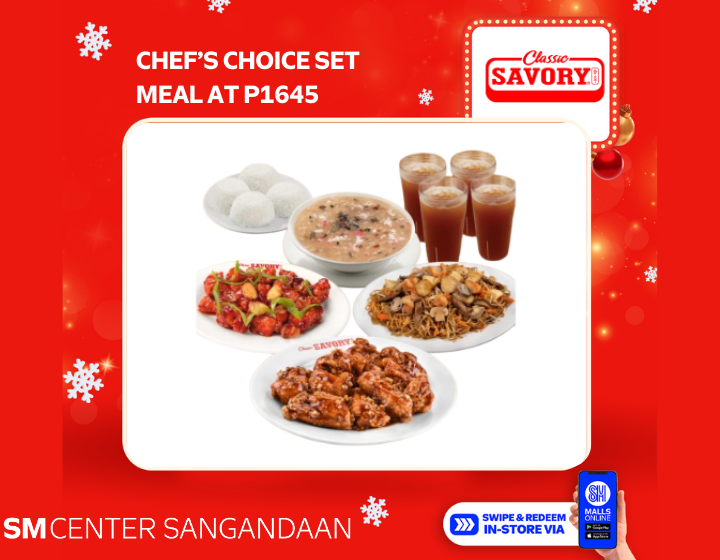 CLASSIC SAVORY CHEF CHOICE SET AT P1645