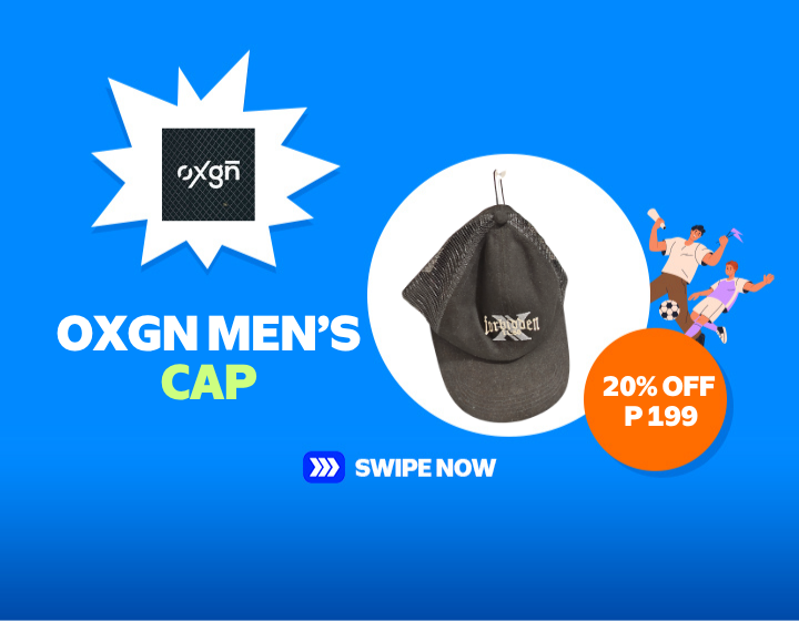 OXGN MEN’S CAP 20%OFF NOW ONLY 199 
