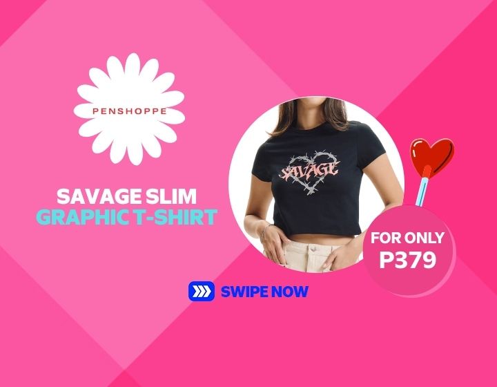 Penshoppe Savage Slim Graphic T-Shirt