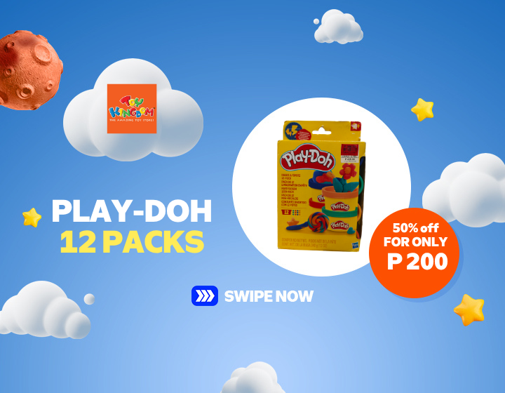 PLAY-DOH 12 PACKS 50% off for only P 200 