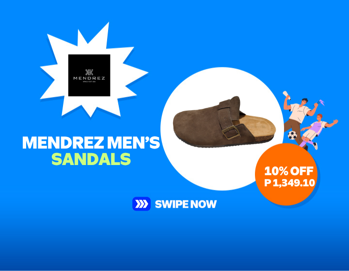 MENDREZ MEN’S SANDALS AT 10% OFF NOW ONLY 1,349.10
