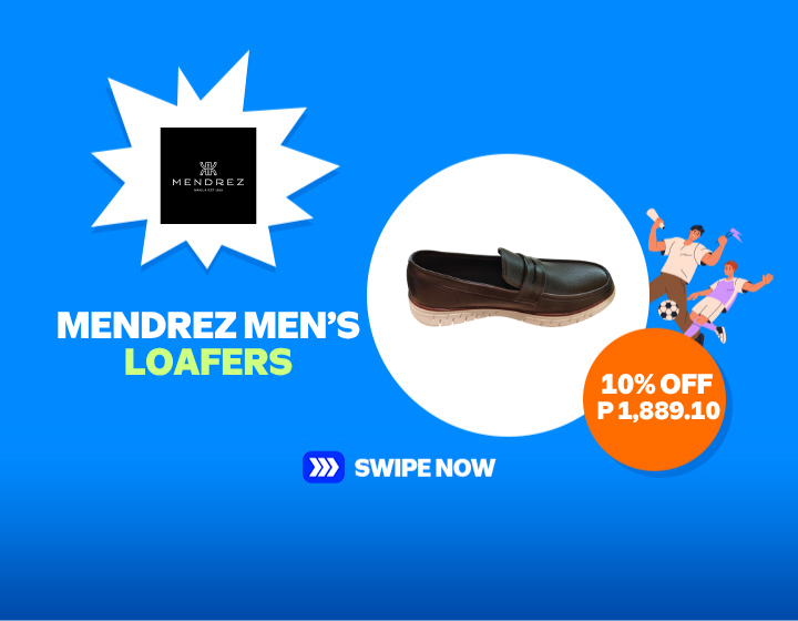 MENDREZ MEN’S LOAFERS AT 10% OFF NOW ONLY P1,889.10