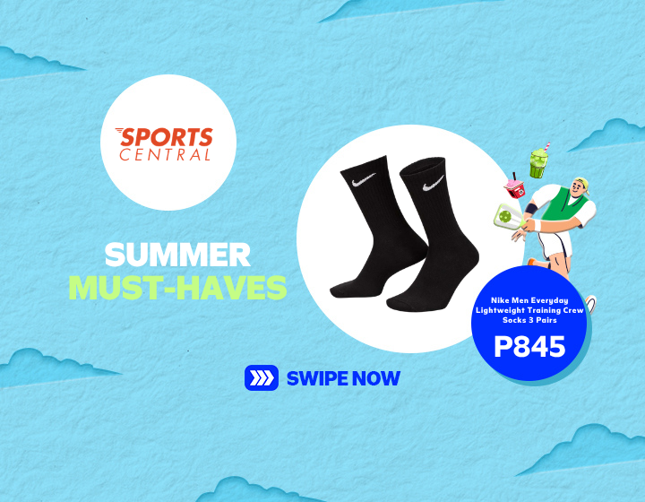 Nike Men Everyday Lightweight Training Crew Socks 3 Pairs for only P845