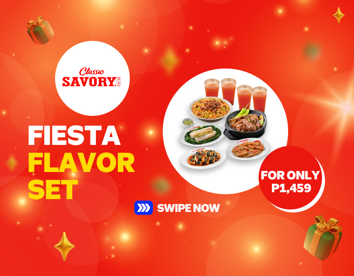 CLASSIC SAVORY FIESTA FLAVOR SET FOR ONLY 1,495 PESOS