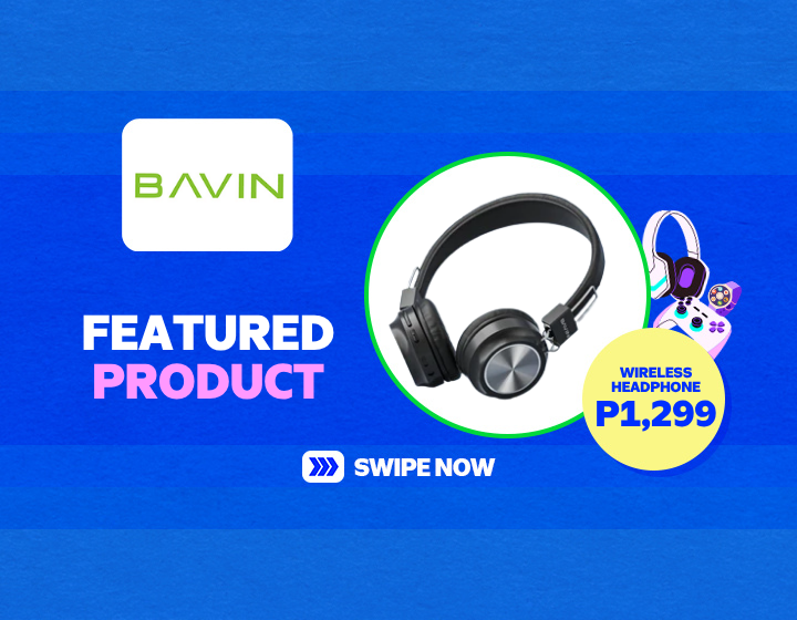 FEATURED PRODUCT on BAVIN's WIRELESS HEADPHONE