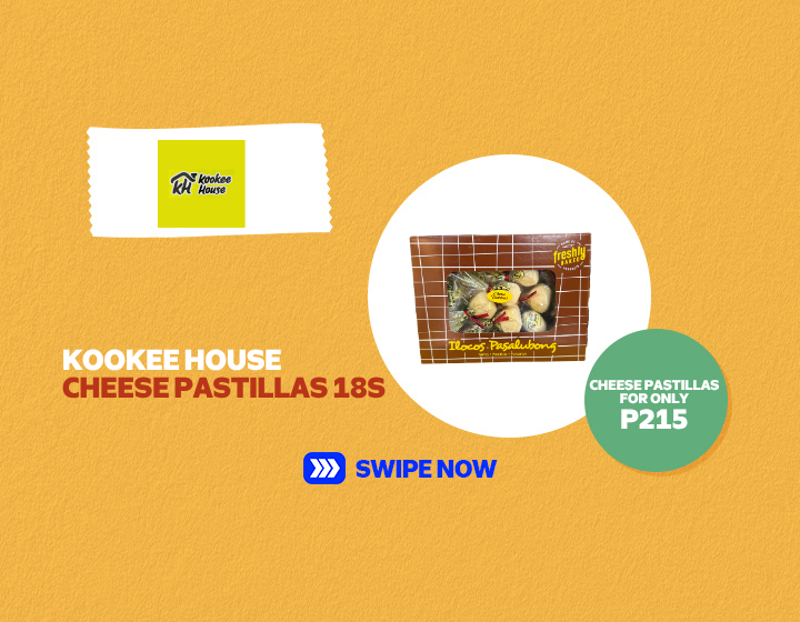 KOOKEE HOUSE CHEESE PASTILLAS 18S FOR ONLY P215!