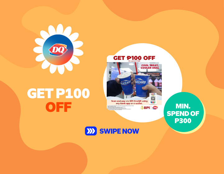 Get P100 OFF on Dairy Queen