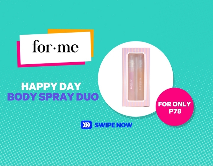 FORME HAPPY DAY BODY SPRAY FOR ONLY AT 78! 