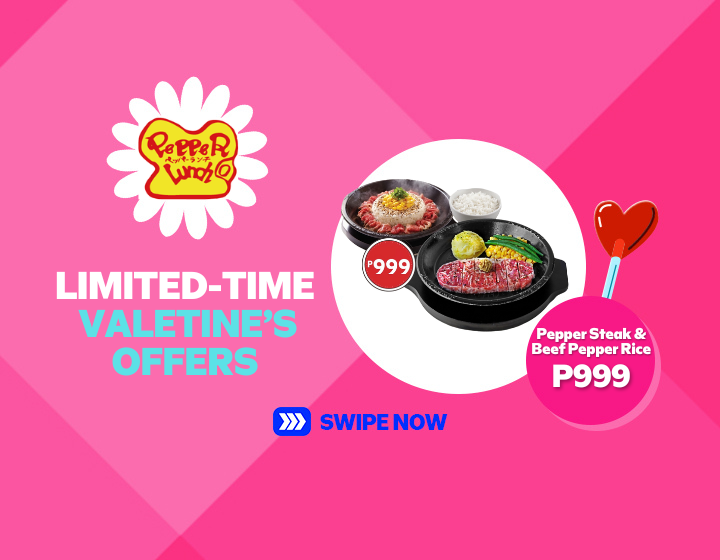 Pepper Lunch Double Lovers Deal Pepper Steak & Beef Pepper Rice