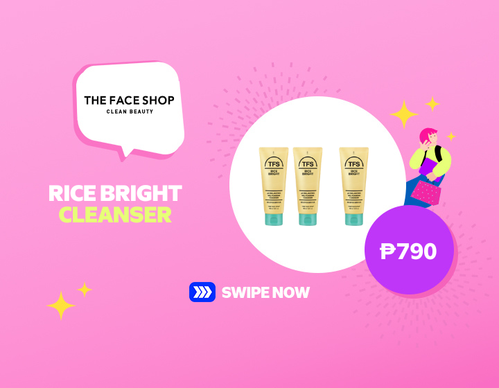 Buy 2 Get 1 Rice Bright Cleanser for ₱790 