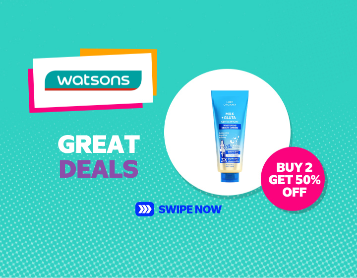 BUY 2  GET 50% OFF ON LUXE ORGANIX Milk + Gluta Whitening Serum Lotion 350ml Buy2 Get 50% off