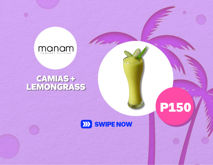 Enjoy the Camias + Lemongrass drink from Manam
