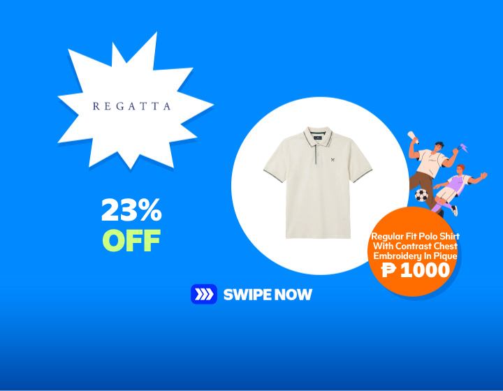 23% Off Regatta Regular Fit Polo Shirt With Contrast Chest Embroidery In Pique ₱ 1000