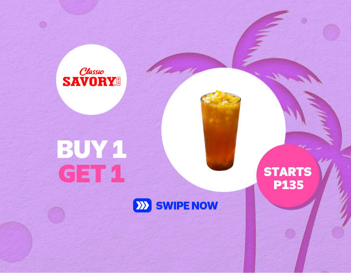 Buy 1 Take 1 Mango Fruit Tea starts at ₱135