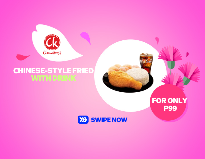 CHOWKING | CHINESE-STYLE FRIED CHICKEN WITH DRINK