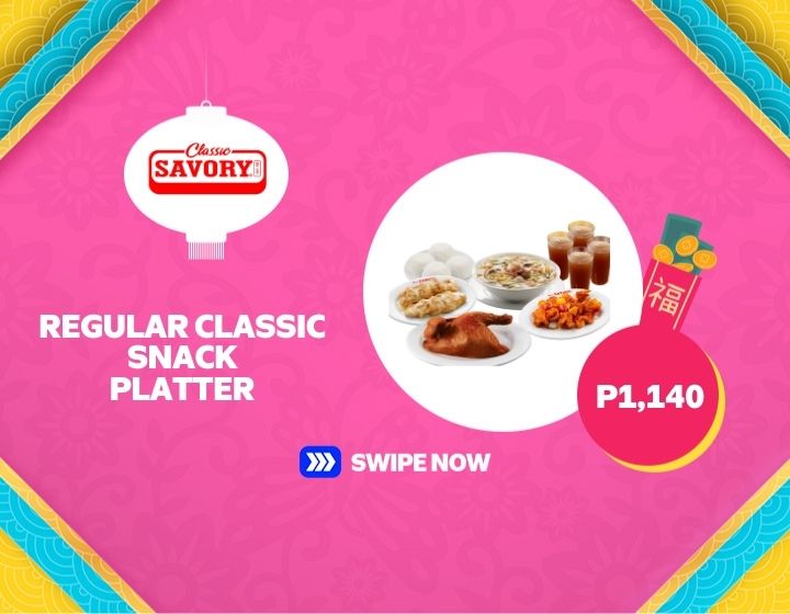 CLASSIC SAVORY SNACK PLATTER FOR ONLY P1140!