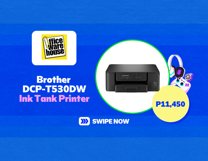 Php 11,450.00 only on OFFICE WAREHOUSE Brother  DCP-T530DW Ink Tank Printer