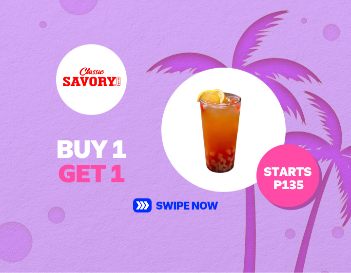 Buy 1 Take 1 Peach Fruit Tea starts at ₱135