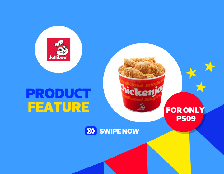 Php 509.00 only on JOLLIBEE 6pc Chicken Joy