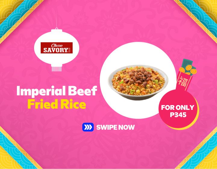 CLASSIC SAVORY IMPERIAL BEEF FRIED RICE FOR ONLY 345!