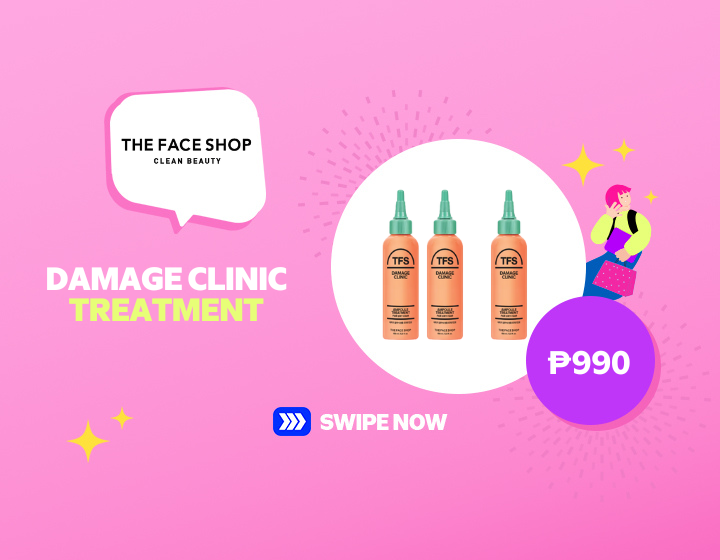 Buy 2 Get 1 Damage Clinic Treatment for ₱990 