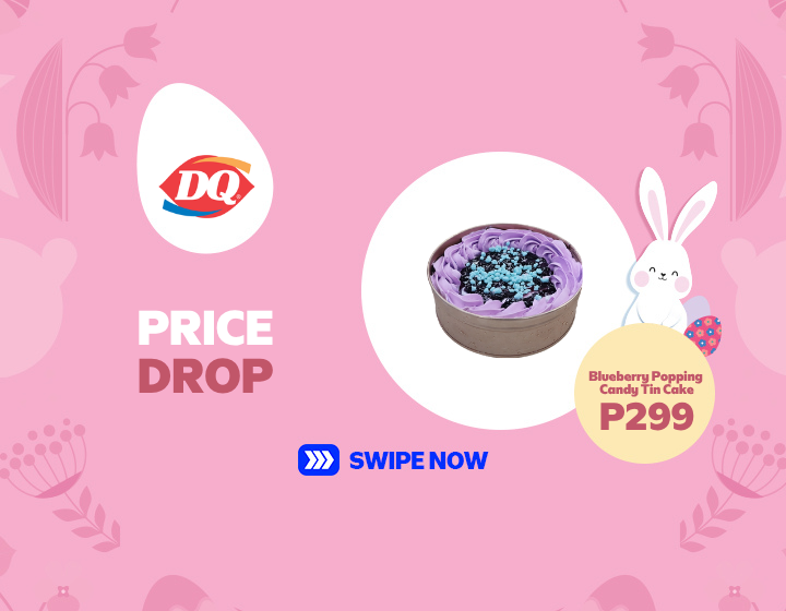 Blueberry Popping Candy Tin Cake