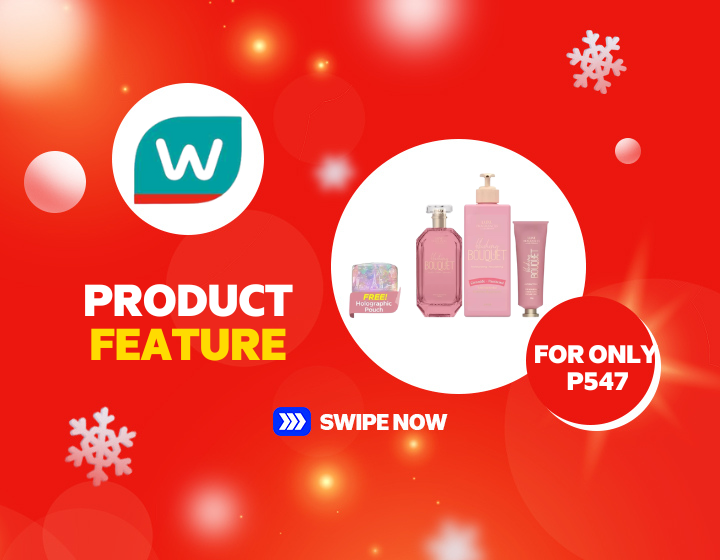 Php  547.00 only on WTASONS Luxe Organix Blooming Bouquet Gift Set