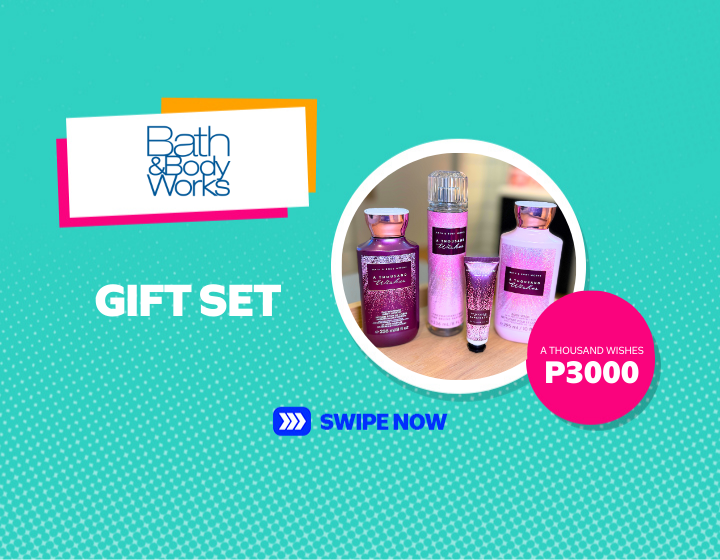 Enjoy this gift set from Bath & Body Works