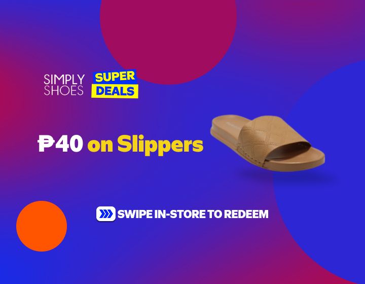 ₱40 on Slippers 