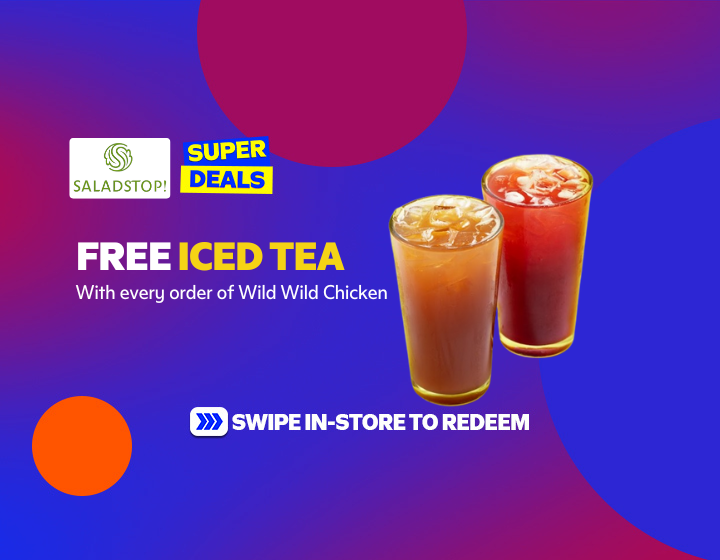 FREE Iced Tea with Wild Wild Chicken