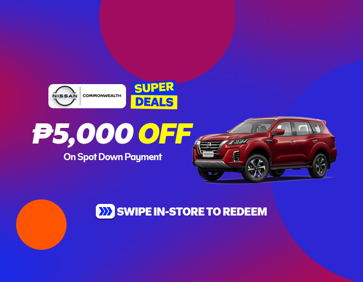 Less P5,000 Off on Spot Down Payment