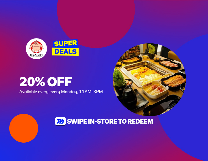 20% OFF Monday Lunch
