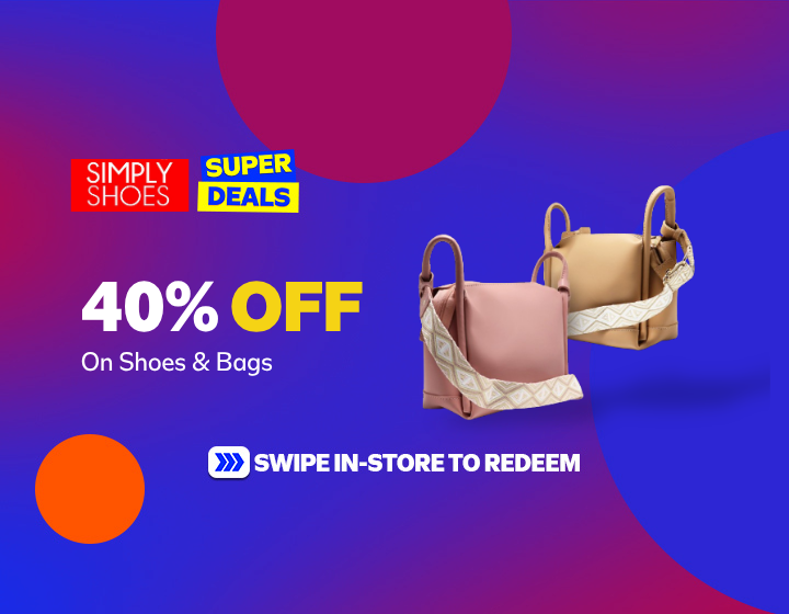  40% OFF Shoes & Bags!