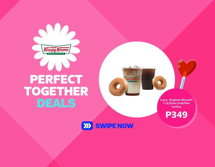 Enjoy Krispy Kreme's Perfect Together Deals for only Php 349! 