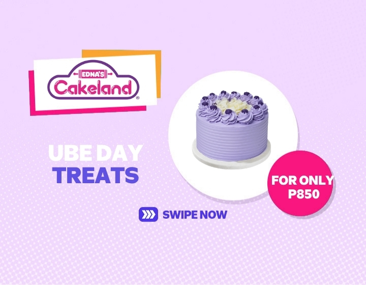 Edna's Cakeland Ube Blush Cake for 850