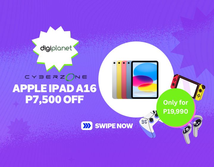 DIGIPLANET APPLE IPAD A16 FOR ONLY P19,990!