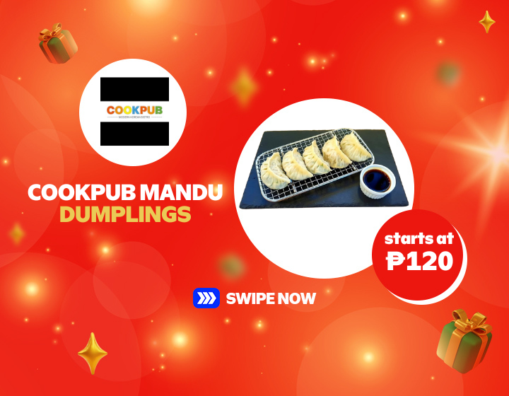 CookPub Mandu Dumplings starts at ₱120