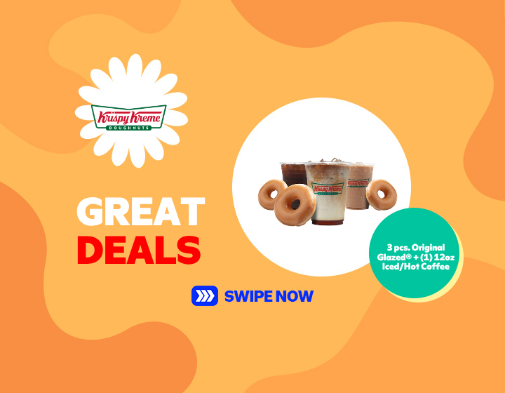 Get these Perfect Together Deals from Krispy Kreme for only Php479!