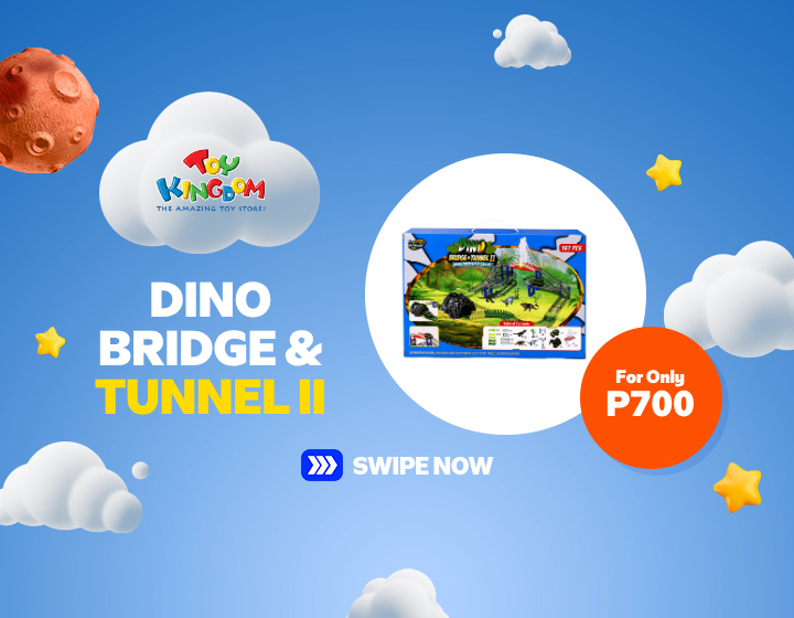 TOY KINGDOM DINO BRIDGE AND TUNNEL