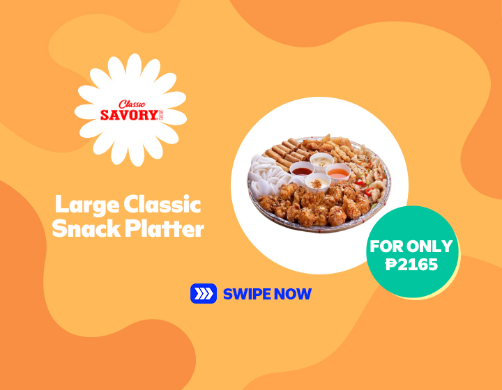 CLASSIC SAVORY LARGE CLASSIC SNACK PLATTER FOR ONLY P2165!