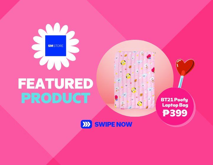 BT21 POOFY LAPTOP BAG FOR ONLY P399