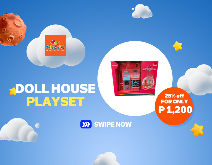 Doll house playset 25% off for only P 1,200