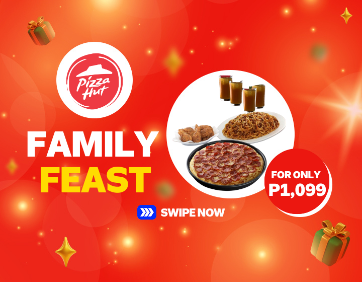 FAMILY FEAST: PIZZA HUT'S SUPREME MEAL FOR 4