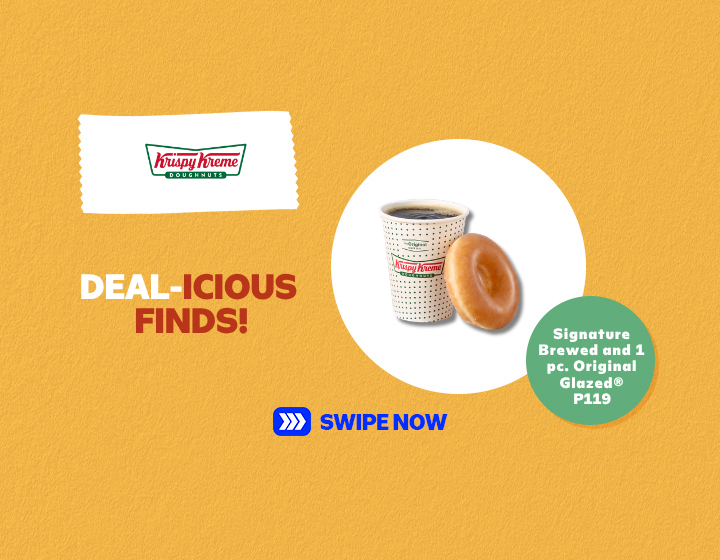 Get the Krispy Kreme Signature Brewed and 1 pc. Original Glazed® for only P119
