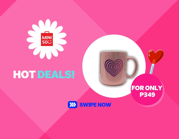 MINISO Y2K HEART SERIES CERAMIC MUG