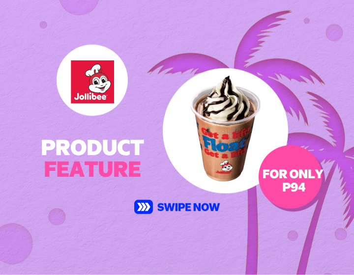 Php 94.00 only on JOLLIBEE Iced Mocha Float
