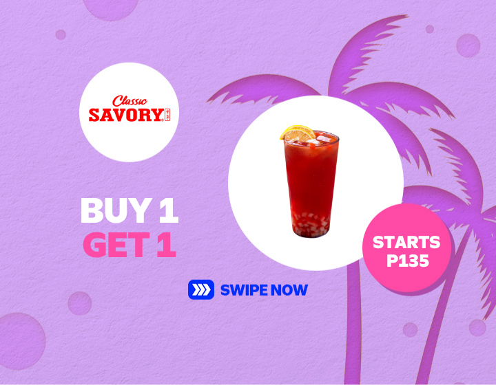 Buy 1 Take 1 Strawberry Fruit Tea starts at ₱135