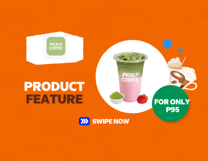 Php 95.00 only on PICKUP COFFEE Strawberry Matcha