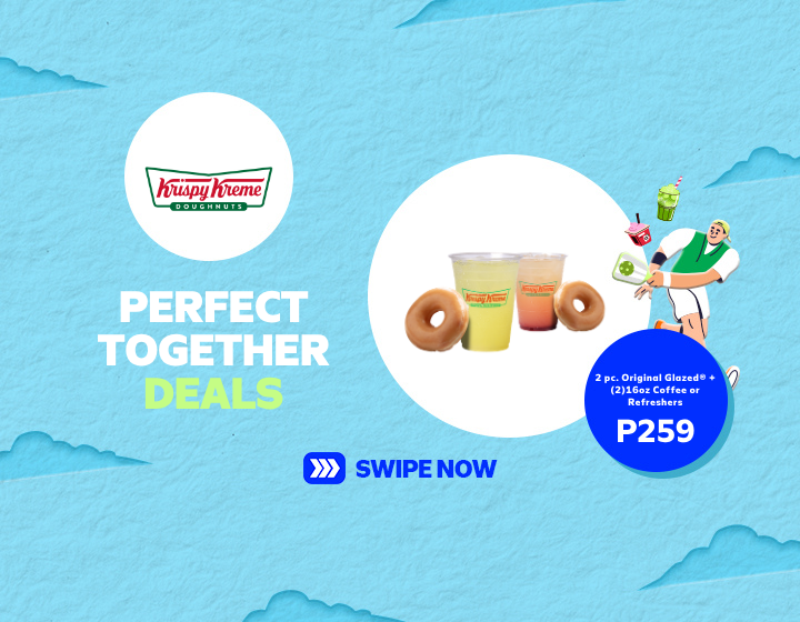 ENJOY PERFECT TOGETHER DEALS FROM KRISPY KREME FOR AS LOW AS PHP 259