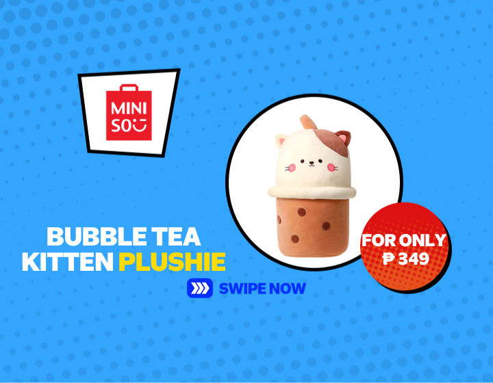 BUBBLE TEA KITTEN PLUSHIE